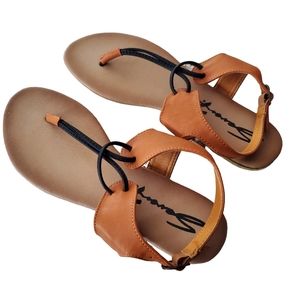 Women's Seven7 KELLO Sandals Size 8/39, Tan and Black